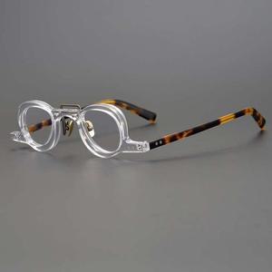 특이한 일본식 수제 뿔테 안경테 작은얼굴 타원형 빈티지 수입 안경