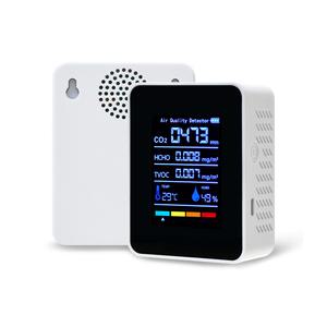 노바리빙 NV01 프리미엄 공기질측정기 온습도계 TVOC HCHO CO2 스위스산센서