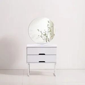 쥬얼리 수납공간 좌식형 미러 화장대 500 화장대 500화장대 좌식화장대 서랍화장대