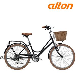 2025 알톤 클래식 2407 여성용 바구니 자전거 24인치 7단 완조립