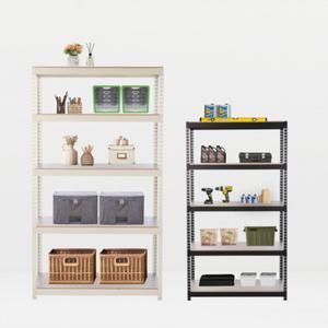 5단 경량 피피랙 무볼트 조립식 앵글 수납 선반 1000X400X1800