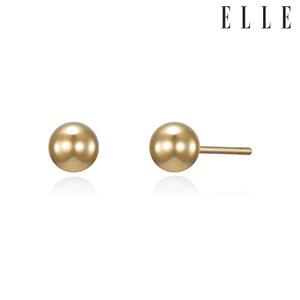 [엘르주얼리] 14K GF 베이직 볼 귀걸이 ELGPEE525