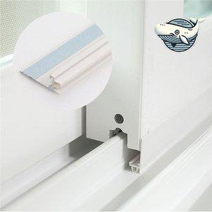 창문 방풍막 투명 틈새 차단용 고무 바람막이 (WFH1W53)