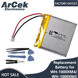 호환 소니 WH-1000XM4/WH-1000XM3 무선 블루투스 헤드셋용 3.7V 1000mAh 교체용 배터리