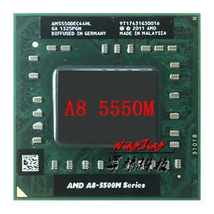 AMD A8-Series A8-5550M A8 리퍼 쿼드 코어 스레드 CPU AM5550DEC44HL 소켓 FS1 5550M 2.1 GHz