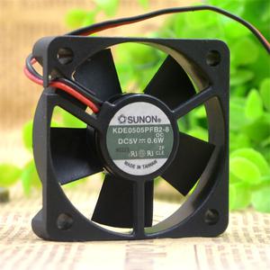 이중 볼 베어링 냉각 FAN Sunon KDE0505PFB2-8 DC 5V 0.6W 5cm 5010 50x50x10mm