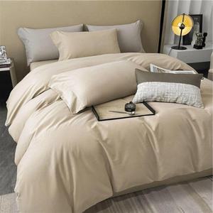 이불커버+매트커버+베개커버 세트 순면 Q/K 카멜 호텔 침구 3종 침실인테리어