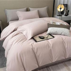 세트 연핑크 Q/K 호텔 이불커버+매트커버+베개커버 침실인테리어 순면 침구 3종