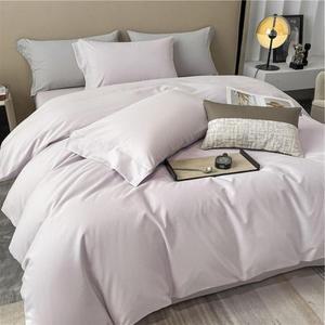 침구 세트 Q/K 호텔 이불커버+매트커버+베개커버 순면 라이트그레이 3종 침실인테리어