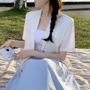 (MADE/데일리템) 선데이 린넨 반팔 자켓 jk2608