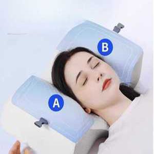 화장베개 얼굴고정 머리 팔자주름 방지 쿠션 교정 움직임 편평한 화장 화이트 머리고정 경추 각도 얼굴