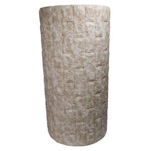 부착식 3D트렌 입체 단열벽지 1M x 20M 골드 보온