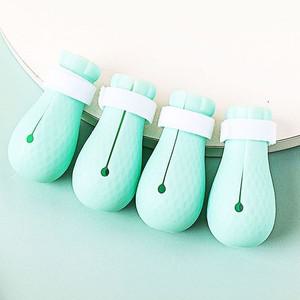 고양이 실리콘 양말 발커버 고양이 목욕신발 털밀기 고양이 목욕신발 털밀기 털깍기 여아 4p
