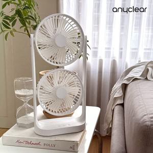 듀얼팬 무선 소형 탁상용선풍기 책상 테이블 사무실 캠핑 BLDC모터 SF20