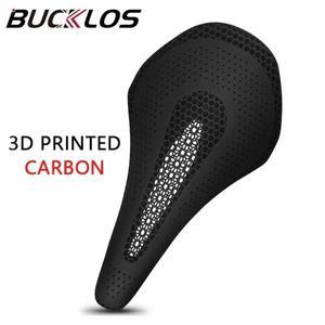 BUCKLOS 자전거 안장 143MM 155mm 3d 인쇄 카본 레이싱 좌석 쿠션 3D 도로 MTB 트라이 애슬론 나일론