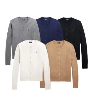 폴로 랄프로렌 여성용 피마코튼 블렌드 가디건