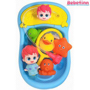 핑크퐁 베베핀 샤워기놀이와뜰채낚시놀이 어린이날선물 아동장난감 목욕놀이