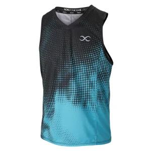 MCN 러닝상의 루즈핏 싱글렛 퍼포먼스 기어 런서클 아쿠아 러닝상의 하프 마라톤 남성운동복 트레이닝복