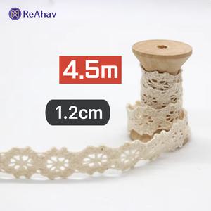 예쁜 테이블보 천 레이스원단 면 테이프 부자재 리본 레이스 끈 식탁 자수 웨딩 공예 에덴시아