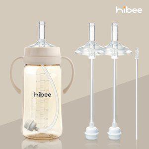 [하이비] 추빨대 2단계 2P 더블하트 모윰 호환 젖병빨대