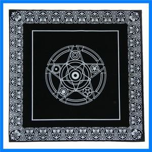 새로운 오각형 타로 테이블 천 장식 점술 태피스트리 타로 카드 식탁보 제단 천 보드 게임 카드 패드 1 개