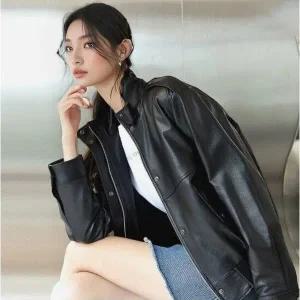 [로보][199,000원 초특가]로보 하이넥 램스킨 자켓