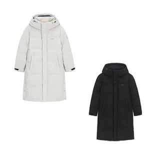 [네파](광주신세계)24/FW 안유진 공용 스냅 벤치 롱다운 자켓 7KF2081(최장길이)