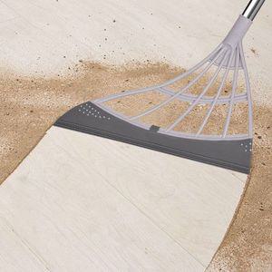 [핫트랙스]실리콘빗자루 머리카락 청소 고무비 방비 그레이 E676