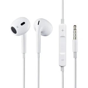 펭카버즈 유선 이어폰 W1004-A 3.5mm 플러그 고음질 Hi-Fi 사운드 오픈형 초경량 3버튼 리모컨 마이크 게임·영상·수업용