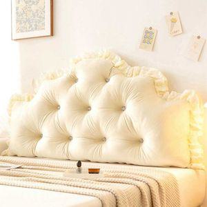 침대헤드 고정 쿠션 커버 베개 헤드고정 등쿠션 하늘색 대형