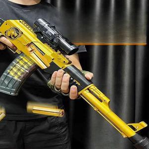 너프 건 ak47 m416  스펀지 전동 총 선물  AK47 금색 A
