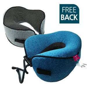 메모리폼 목베개/수면/보조구/목쿠션/기내/쿠션/폼쿠션/슬림형/미니형/통풍/매쉬/실내/차량/폼폼형/열차용