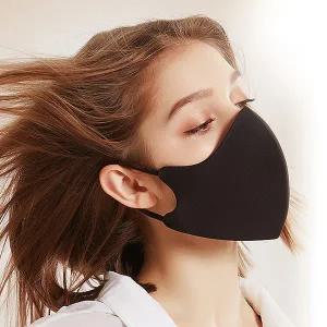 5개입 4D입체 PLUS 연예인 마스크 미세먼지 고급형 입체 빨아쓰는 패션 코튼 블랙 검정