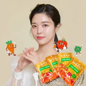 하루한아 cca주스 국내산 사과 당근 양배추 100% 착즙주스