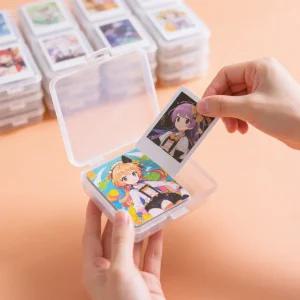포토카드 보관함 포카 투명 미니 사각 케이스 악세사리 플라스틱 통 부품 파츠 소품 수납함 5개 10개