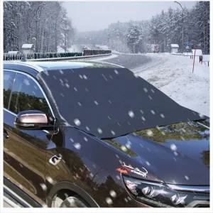 D24 자석고정 앞유리 자동차 성에방지커버 햇빛가리개 성에커버 자동차성에커버 성에제거