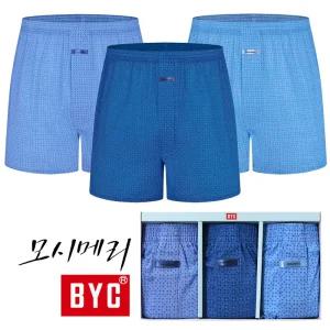 [BYC] ECF3054 모시메리박서 남성트렁크팬티3매입