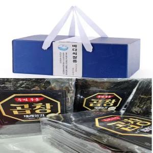 앞뒤로 두번구운 재래곱창김 선물세트 10매x10봉(100매) 명절선물