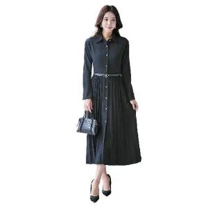 [NS홈쇼핑](삽)플리츠 셔츠원피스+벨트(2종)[35410481]