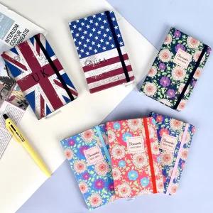 밴딩 수첩 메모장 미니 포켓 휴대용 작은수첩 메모 하드 커버 포켓용 세로