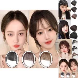 LD-1084 앞머리 가발/부분/인모/똑딱이/머리띠/인조/패션/볼륨/여자/앞가르마/단발/붙임/머리/스타일링/