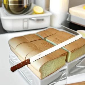 MS리빙코리아 빵칼 (대) 톱니칼 바케트 카스테라 케이크 커팅 커터 나이프 360mm