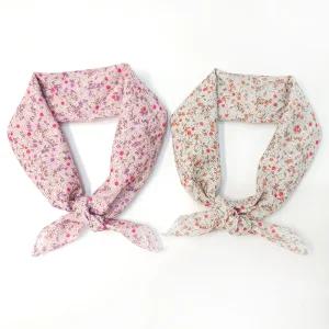 국산 HG33 가제 면 큰 손수건 잔꽃줄기 여자 여성 등산 단체 선물 답례품 꽃무늬