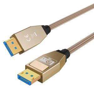Danfetsoy 디스플레이 포트 2.1 3.3피트 [VESA ] 80Gbps 16K@60Hz 8K@240Hz 4K@480Hz 디스플레이포트 케이블, 프리싱크용 DP 남성 간 케이블, DP 코드 HDR, PC, HDTV 등 (골드, 1m/3.3피트)