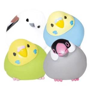 말랑이 앵무새 조류 피규어 랜덤 1P 모형 장난감 선물 새피규어 새모형 새프라모델