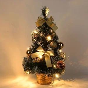 인테리어 테이블 크리스마스 LED조명 미니 트리 20cm 용품 소품 나무 풀세트 작은