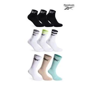 [리복][리복] 남성 여성 양말 발목 중목 크루삭스 스포츠 런닝 캐주얼 데일리 로고 무지 쿠션 논쿠션