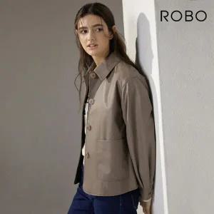 [최초기획가 299000원/ROBO] 로보 스페인 램스킨 레더 재킷