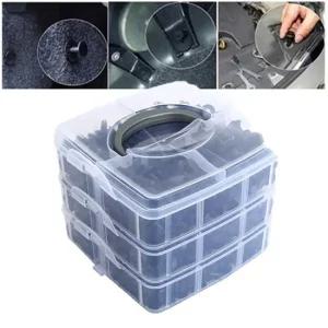 자동차 패스너 범퍼 휀다 도어트림 620PCS 클립세트 패스너클립 나사리벳 리무버클립