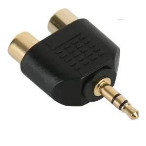 NETmate NM JR16 3.5M 2RCAF Y형 젠더 rca케이블 오디오케이블 aux젠더 스피커케이블